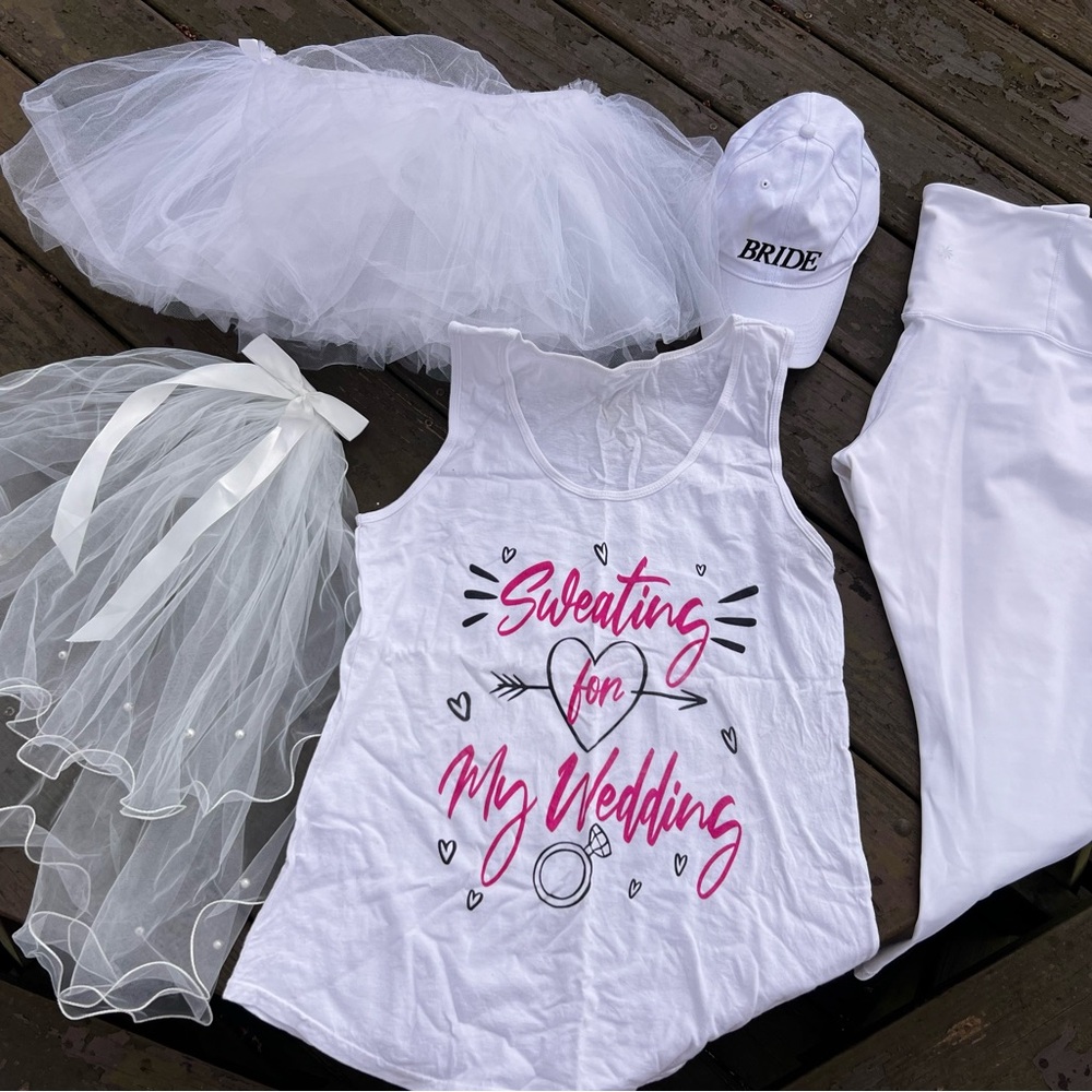 Bridal running outfit